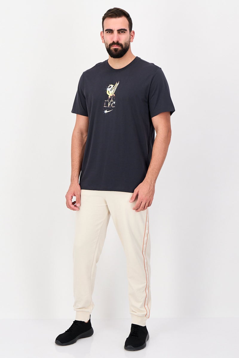 Nike x L F C Men Sportwear Fit Short Sleeve Outdoor T-Shirt, Dark Grey - Image 4